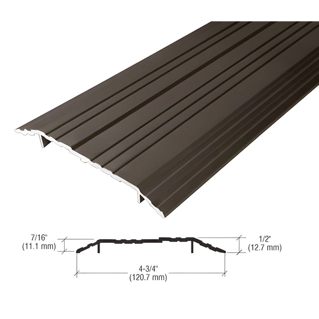 CRL Class I Bronze Anodized Standard Door 4-3/4" Threshold - 21'- 4"