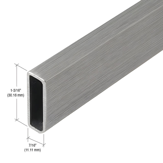 CRL Brushed Stainless 95" Serenity Header