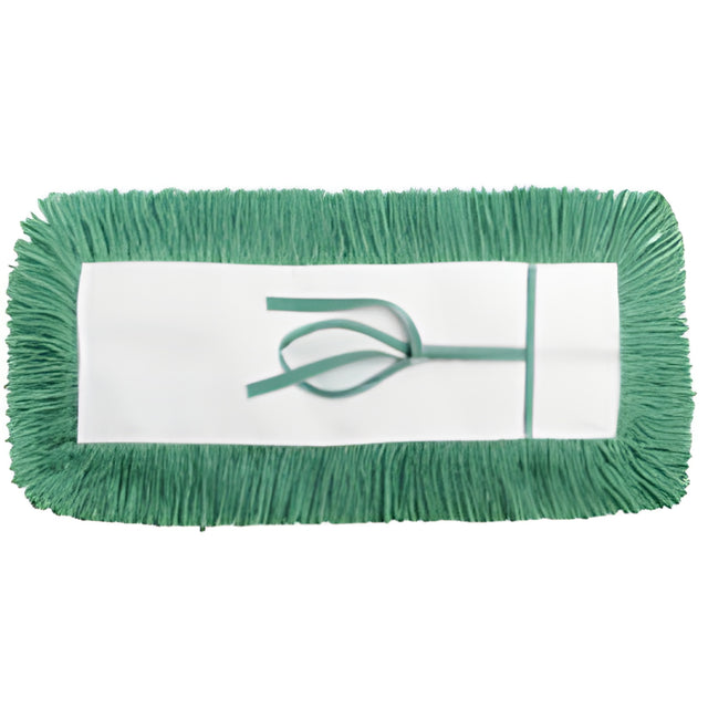 Hi Stat Dust Mop, Tie On Style, Green, 60"- 1 Ea