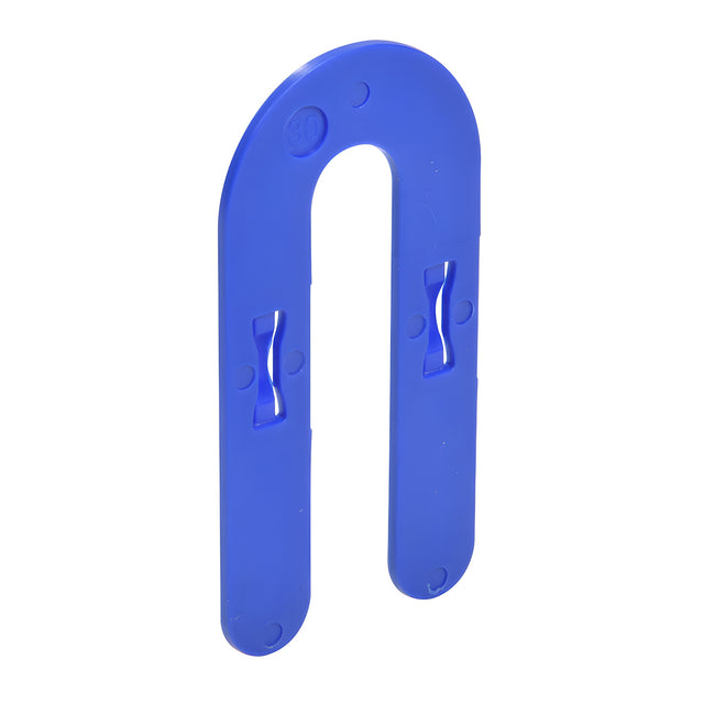 CRL Blue 1/16" x 3" Plastic Interlocking Horseshoe Shims