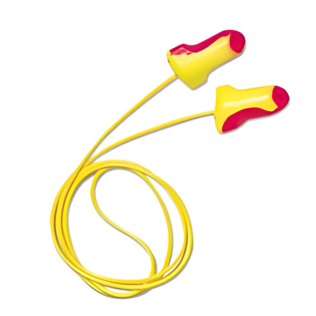 Howard Leight Laser Lite Ear Plugs, Corded, One Size Fits All – 100 Pairs/Box