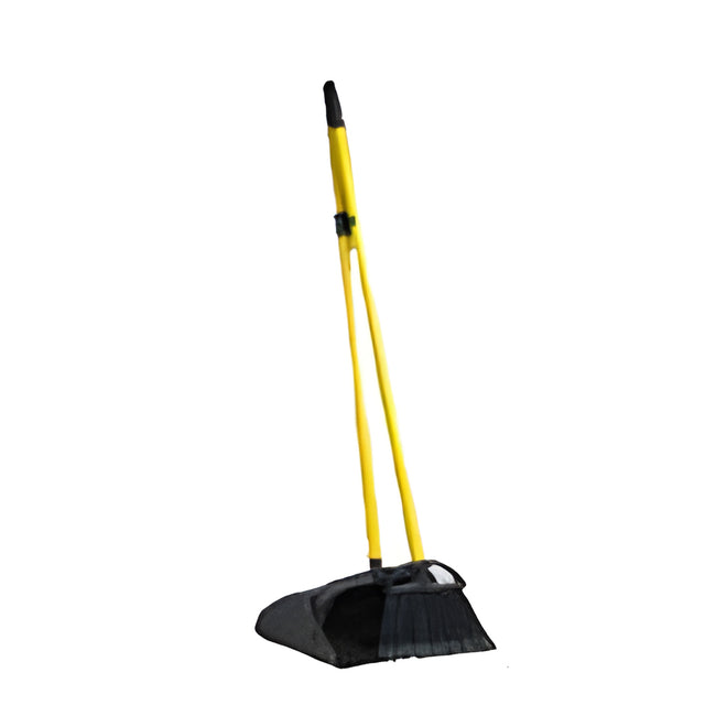 Industrial PLastic Lobby Dust Pan and Angle Broom – 6/Case