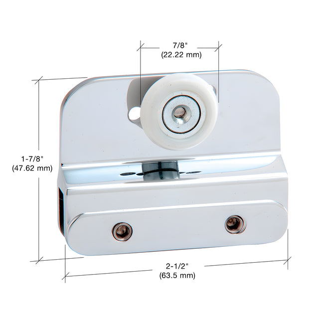 CRL Brite Anodized Inside Top Hanger Bracket