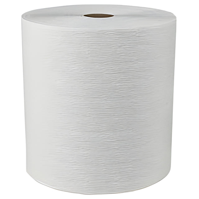 KC 50606 Kleenex Hard Roll Paper Towels, White, 8"x 600''- 6 Rolls / Case