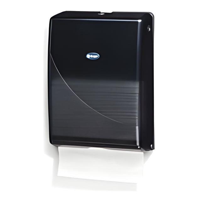 Kruger NOIR Folded Towel Dispenser, Black