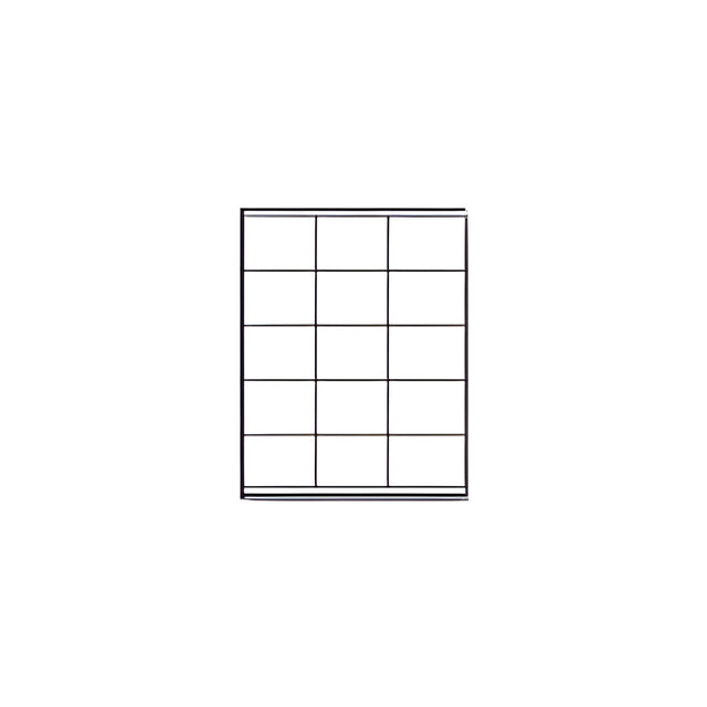 Laser Printer Label Sheets, 2" x 2.83"- 15 Labels/ Sheet x 100 Sheets