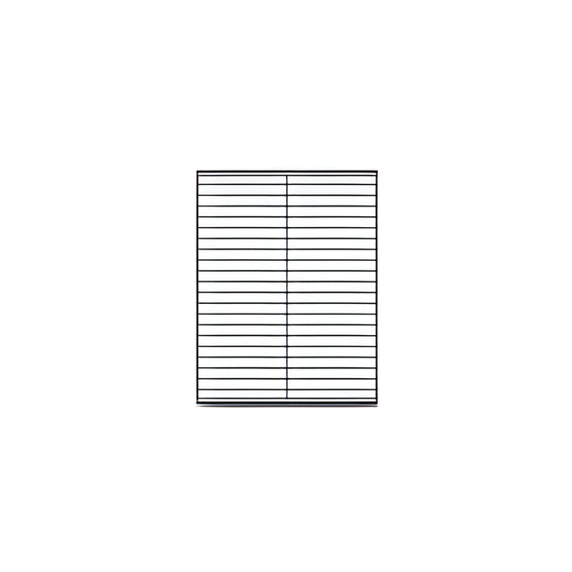 Laser Printer Label Sheets, 4.25" x 0.5"- 42 Labels/ Sheet x 100 Sheets