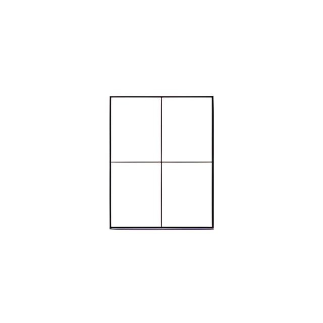 Laser Printer Label Sheets, 5.5" x 4.25"- 4 Labels/ Sheet x 100 Sheets