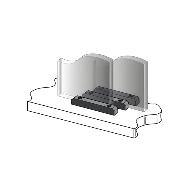 CRL 1/2" High Nylon Lower Guide