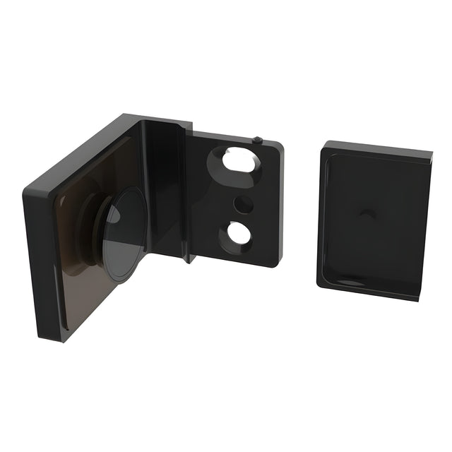 CRL Matte Black Lugano Series Wall Mount Bracket