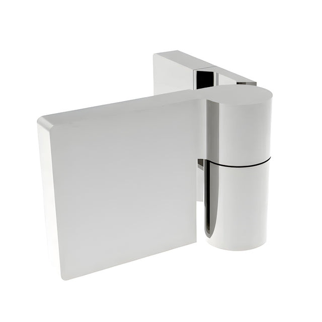CRL Polished Chrome Lugano Series Wall Mount Hinge - For Left Hand Door