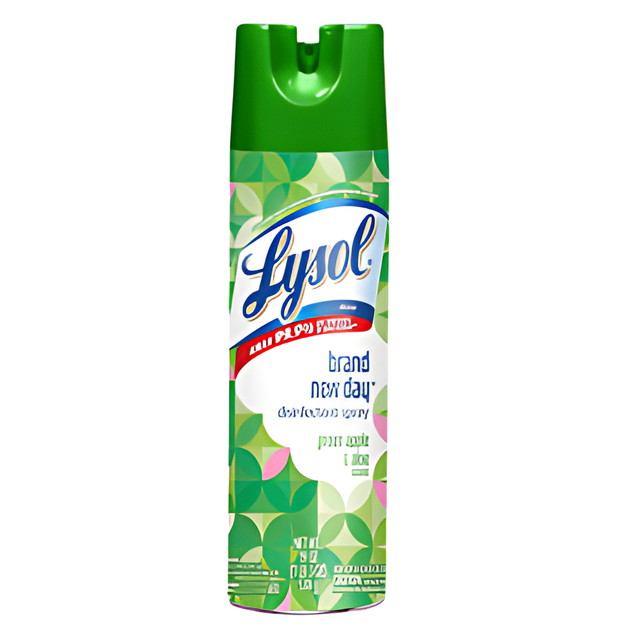 Lysol Disinfectant, Green Apple- 350 g x 12 Cans / Case, 350 gm