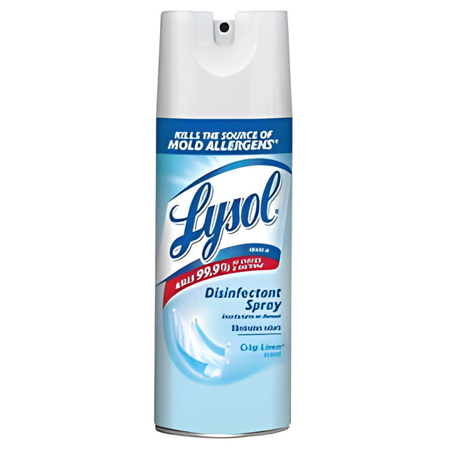 Lysol Disinfectant Spray, Crisp Linen- 350 g x 12 Cans / Case, 350 gm