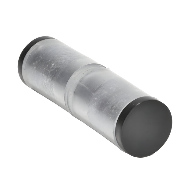 CRL Matte Black Cylinder Style Back-to-Back Shower Door Knobs With Plastic Sleeve