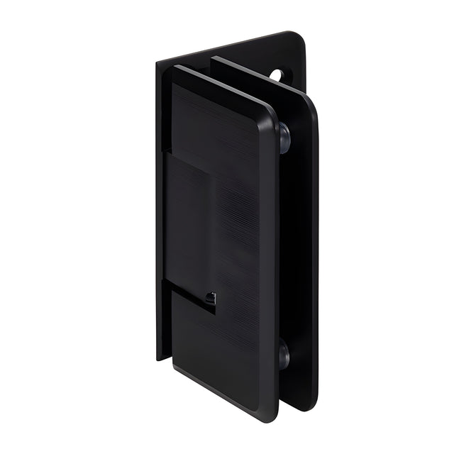 CRL Matte Black Cologne 044 Series Wall Mount Offset Back Plate Hinge
