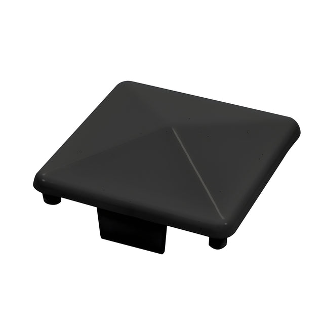 CRL Matte Black 1100 Series Post Top Cap for Posts