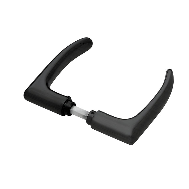CRL Matte Black PTH Series Sculptured Style Lever Handles