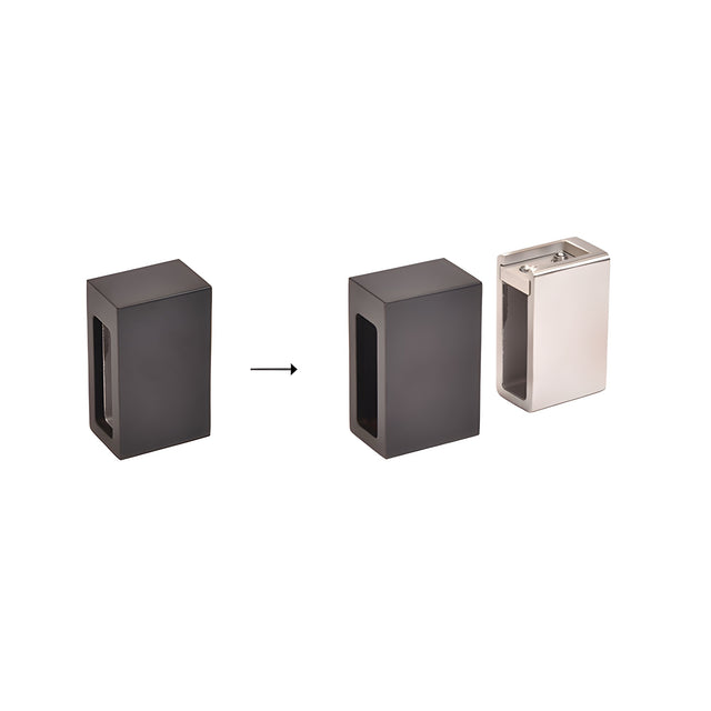 CRL Matte Black Premium 180 Degree Cavoli Series Sliding System