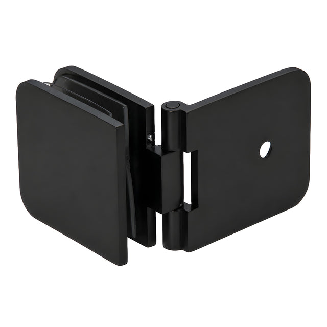 CRL Matte Black Adjustable Wall Mount Glass Clamp