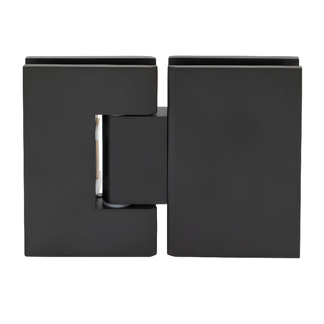CRL Matte Black Melbourne 180 Degree Glass-to-Glass Hinge