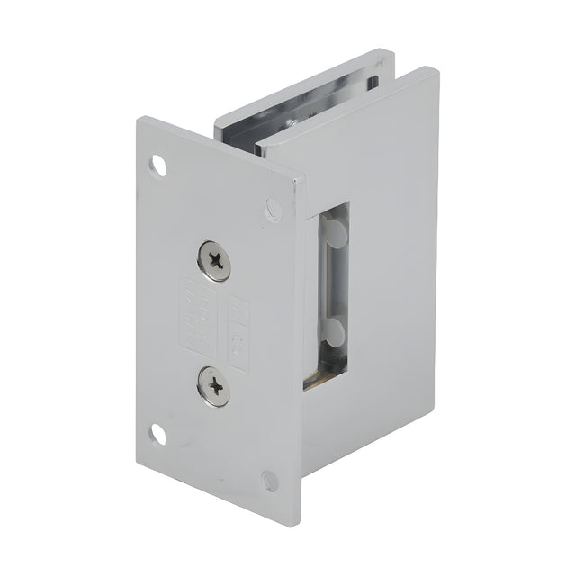 CRL Polished Chrome Melbourne Wall Mount Full Back Plate Hinge