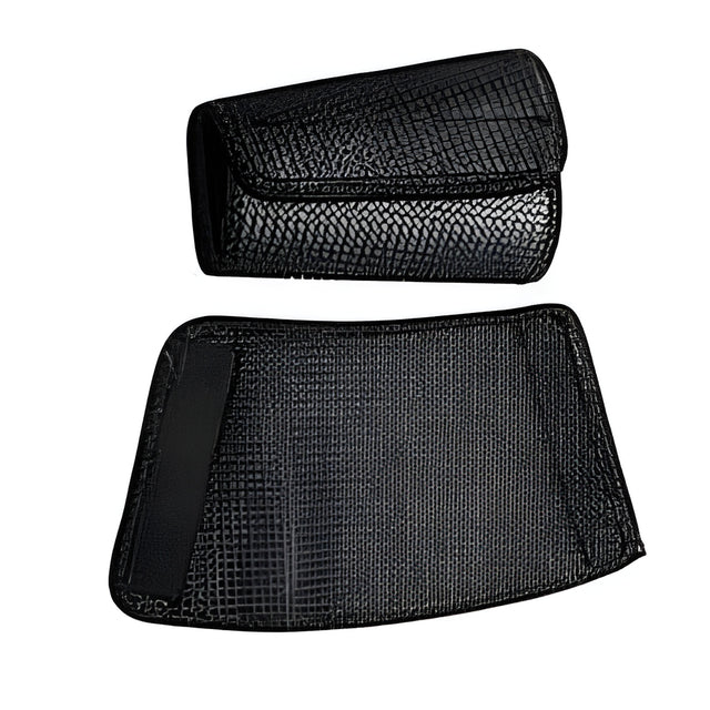 Black Nylon Mesh 8" Wrist Protector, Velcro closure – Pair