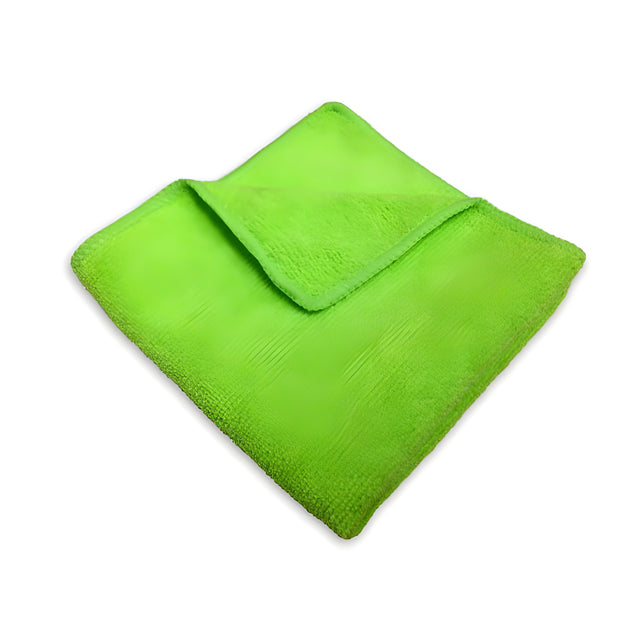 Micro Fibre Cloth, 300gsm, 16 x 16, Green – 12/Bag