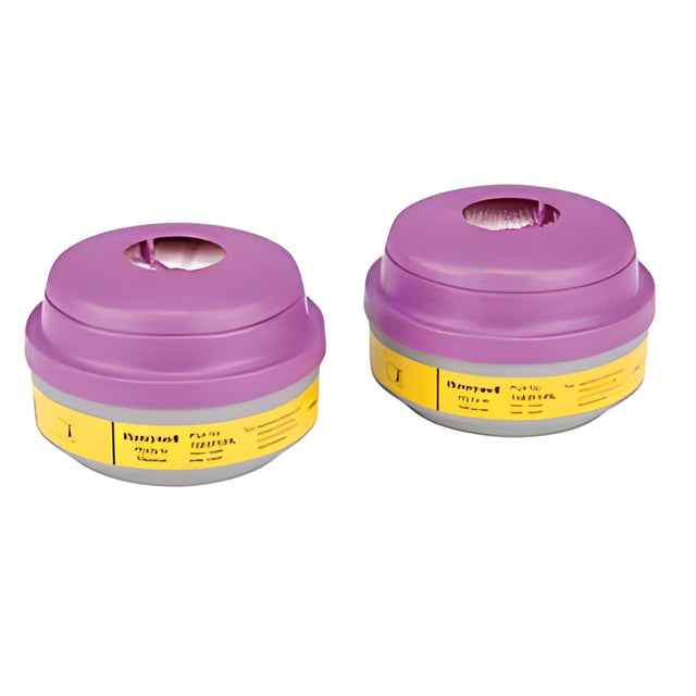 North N Series Respirator Cartridges, Organic Vapour / Acid Gas / P100 Filter – Pair