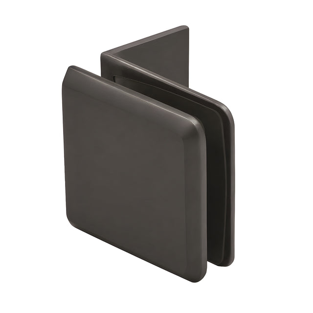 CRL Oil Rubbed Bronze Fixed Panel Beveled Clamp With Small Leg
