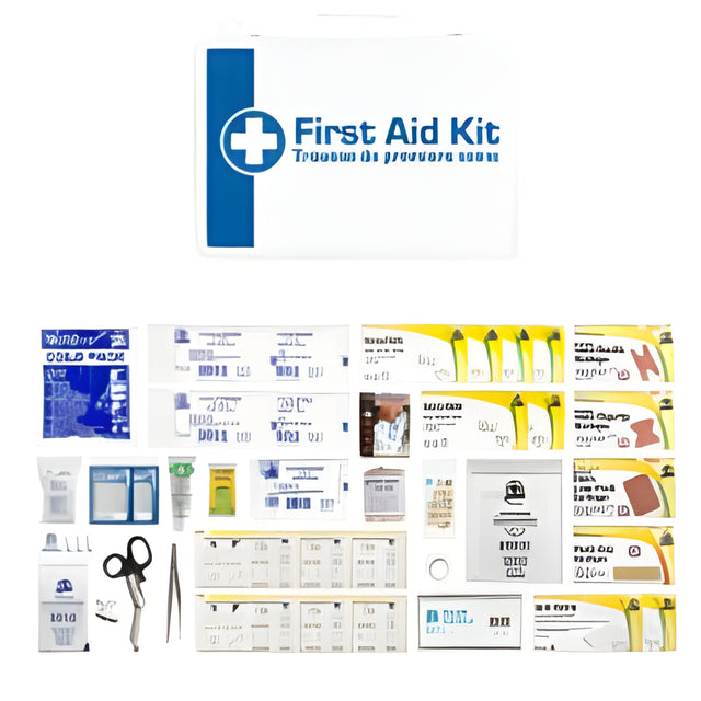 Ontario WSIB Level 1 Deluxe First Aid Kits, 6-15 People, Metal Box, M36