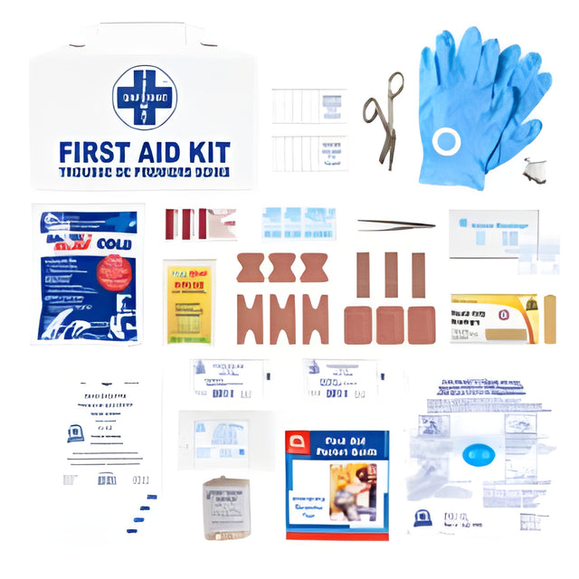 Ontario WSIB Level A Deluxe First Aid Kits, 1-5 People, Metal Box