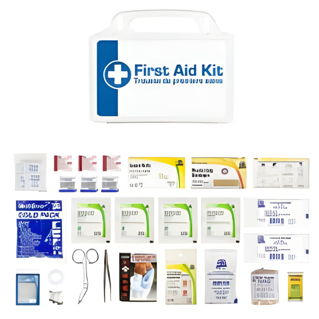 Ontario WSIB Level A Deluxe First Aid Kits, 1-5 People, Plastic Box