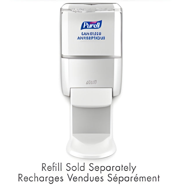 PURELL ES4 Hand Sanitizer Push Style Dispenser, White