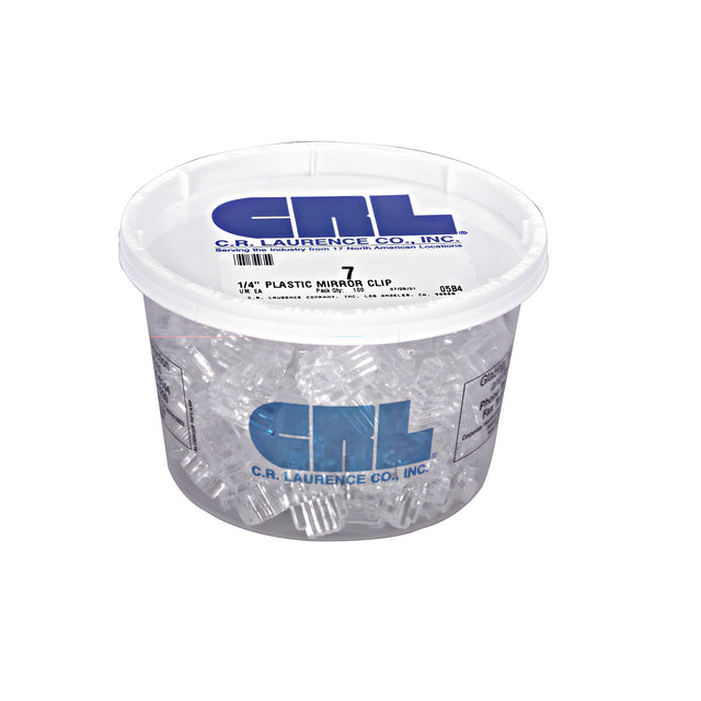 CRL 1/4" Standard Plastic Mirror Clips
