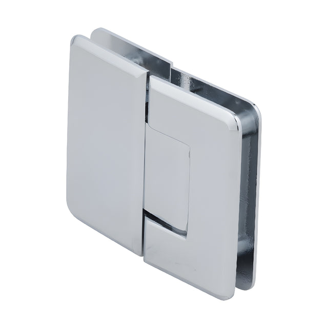 CRL Polished Chrome Pinnacle 580 Series 5 Degree Glass-To-Glass Hinge