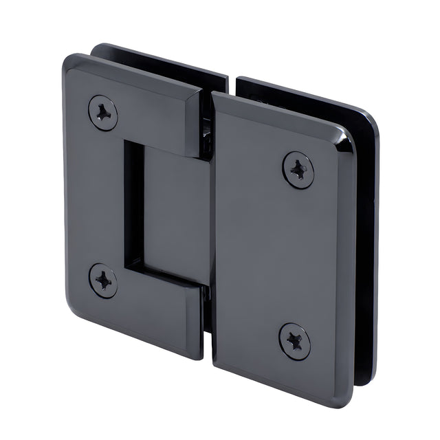 CRL Gun Metal Pinnacle 180 Series 180 Degree Glass-to-Glass Standard Hinge