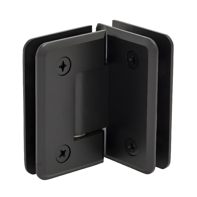 CRL Oil Rubbed Bronze Pinnacle 092 Series 90 Degree Glass-to-Glass Hinge