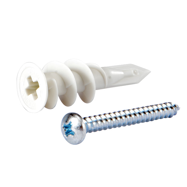 CRL Dry Wall Plastic Plus Anchors with #8 Screws