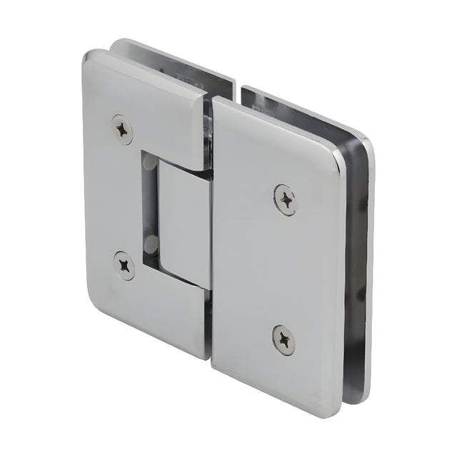 CRL Chrome 180 Degree Glass-to-Glass Plymouth Series Hinge