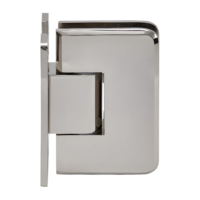 CRL Polished Nickel Plymouth Series Wall Mount 'H' Back Plate Hinge