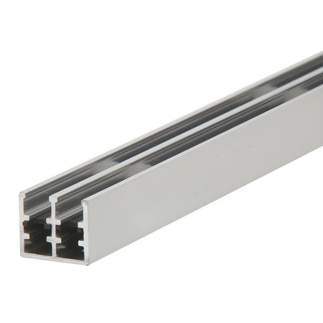 CRL Polished Aluminum Finish Rollertrack Bottom Track