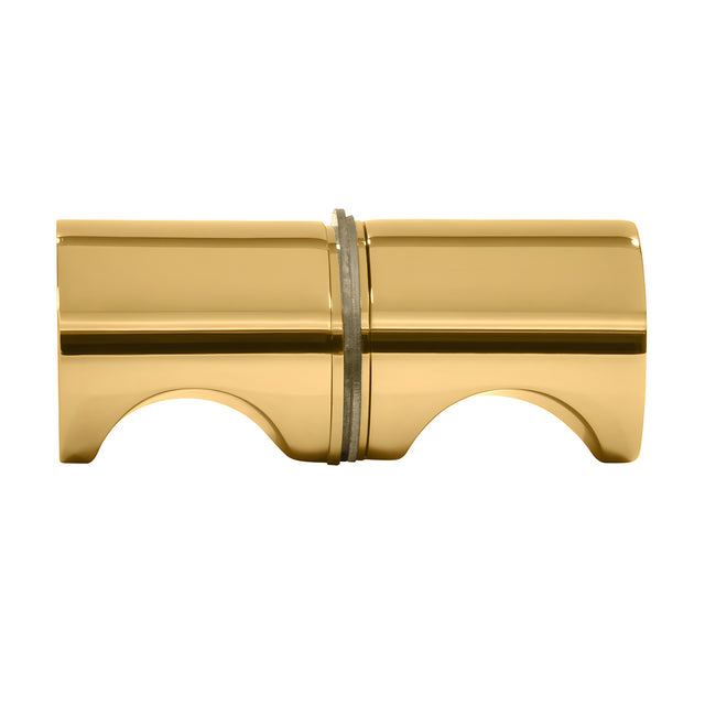 CRL Polished Brass Back-to-Back E-Z Grip Style Knobs