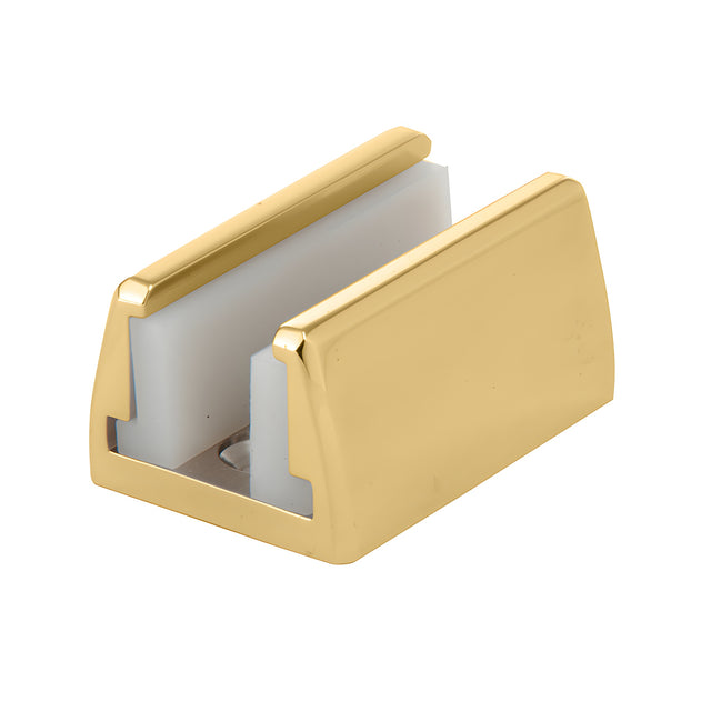 CRL Polished Brass Hydroslide Sliding Door Floor Guide Kit