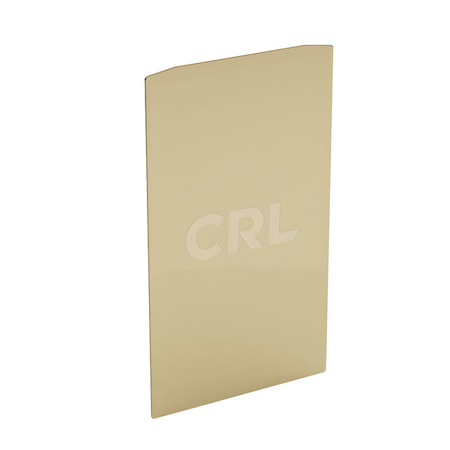 CRL TurboFlex Fascia-mount Polished Brass End Cap