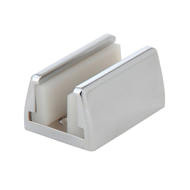 CRL Polished Chrome Hydroslide Sliding Door Floor Guide Kit