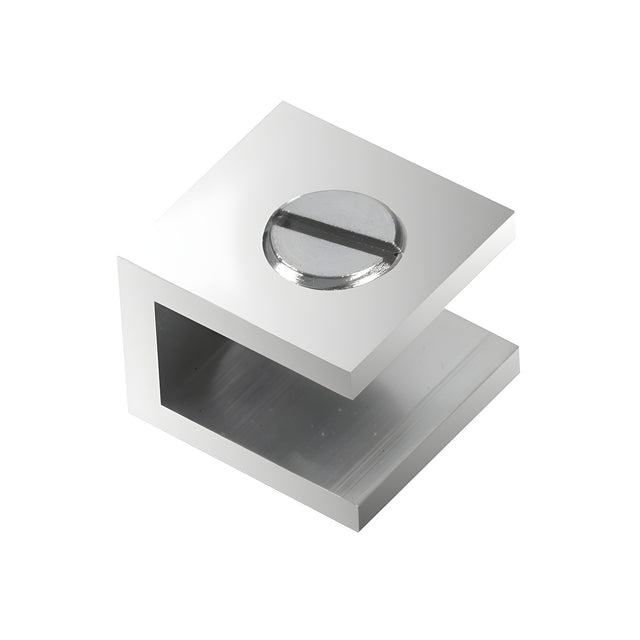 CRL Chrome Set Screw Clamp for 3/16" to 1/4" Glass - 10/Pk