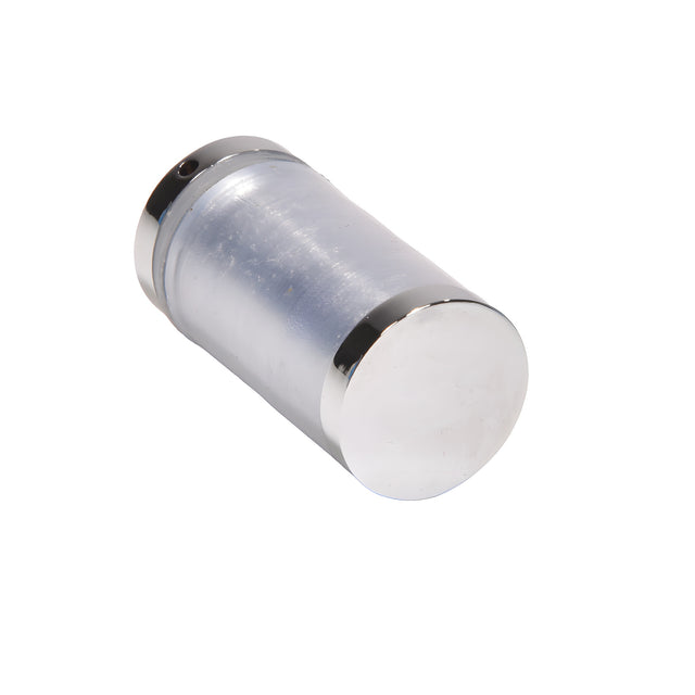CRL Chrome Cylinder Style Single-Sided Shower Door Knob With Plastic Sleeve