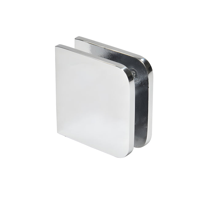 CRL Polished Chrome Junior Traditional Style Fixed Panel U-Clamp