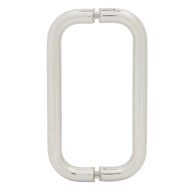CRL Polished Nickel 8" BM Series Back-to-Back Handle Without Metal Washers