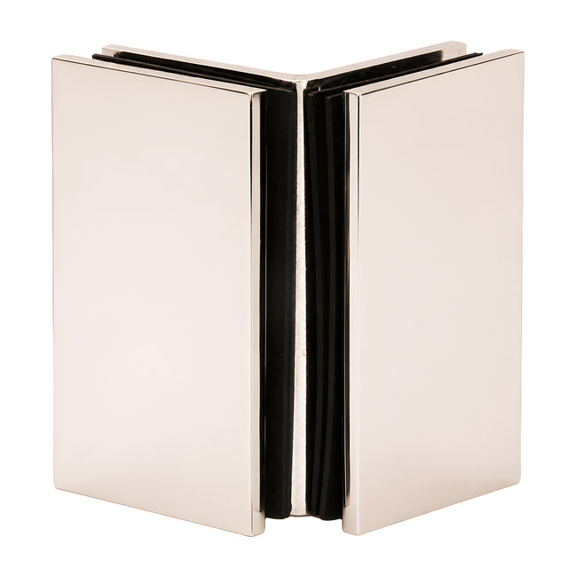 CRL Polished Nickel Geneva Series Glass-to-Glass Bracket